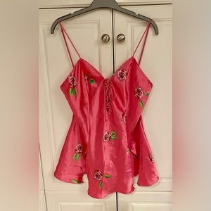 Vintage la senza lingerie slip dress